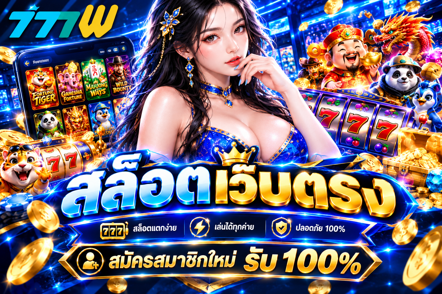 สล็อตเว็บตรง เล่นง่ายบน 77W ทำเงินได้จริง 2026